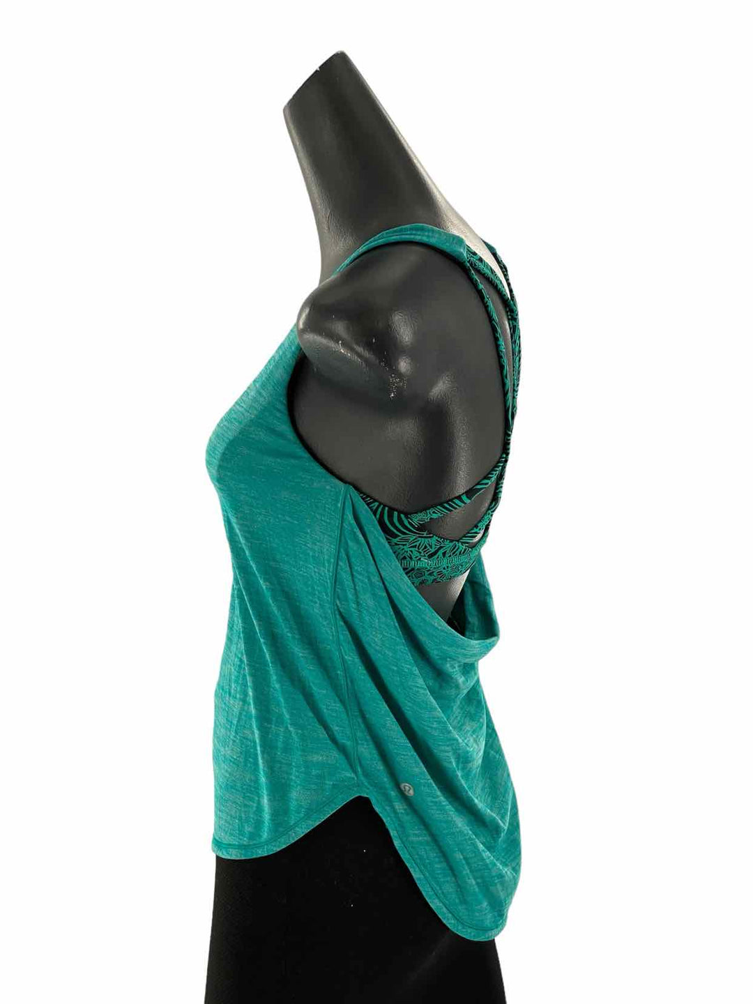 Lululemon Size M Teal Athletic Tank Top