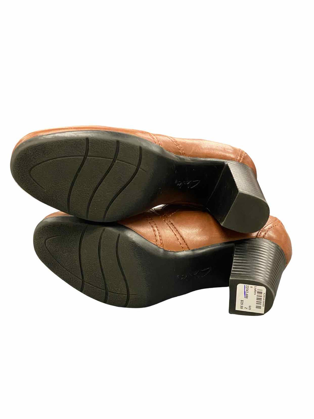 Clarks Shoe Size 5 Brown Leather Bendables Loafers