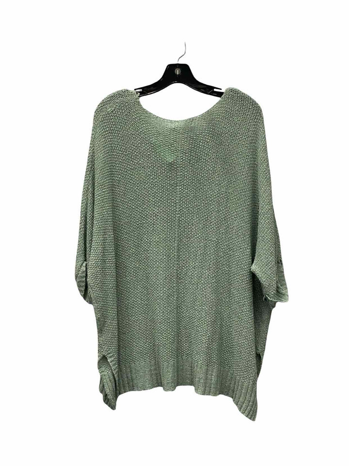 Easel Size M Green Knit Sweater