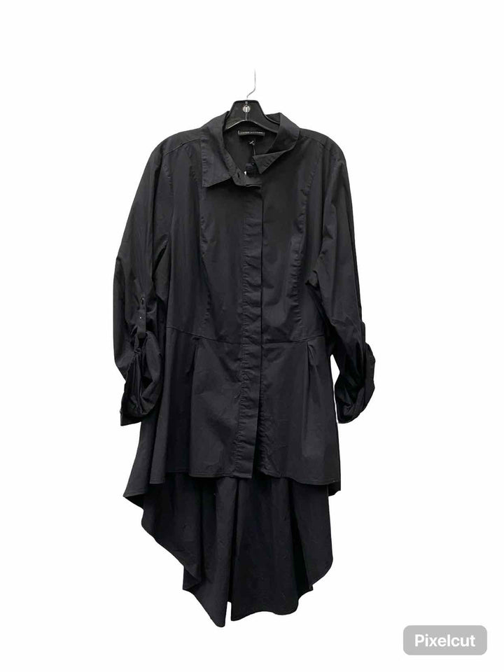 Lane Bryant Size 18 Black Long Sleeve Shirts