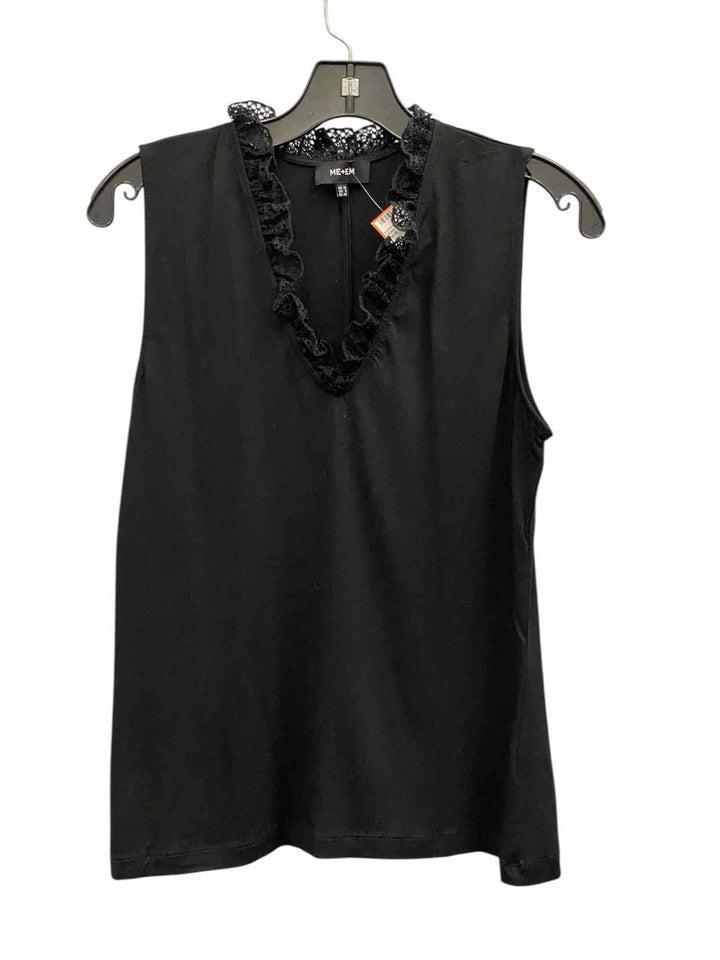 Me + Em Size 8 Black Tank Top
