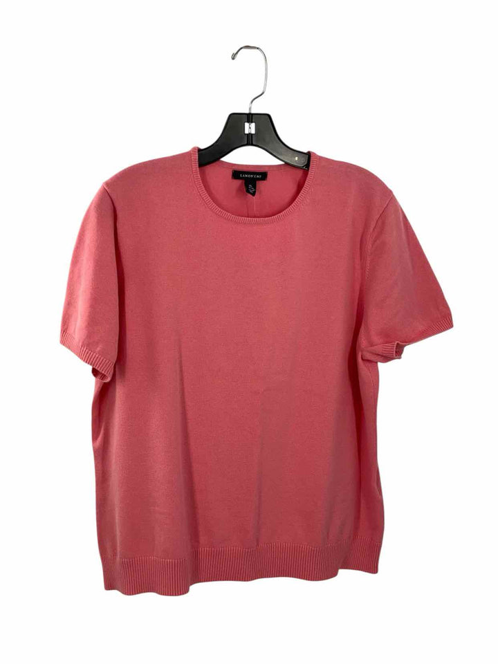 Lands End Size XL Pink Sweater