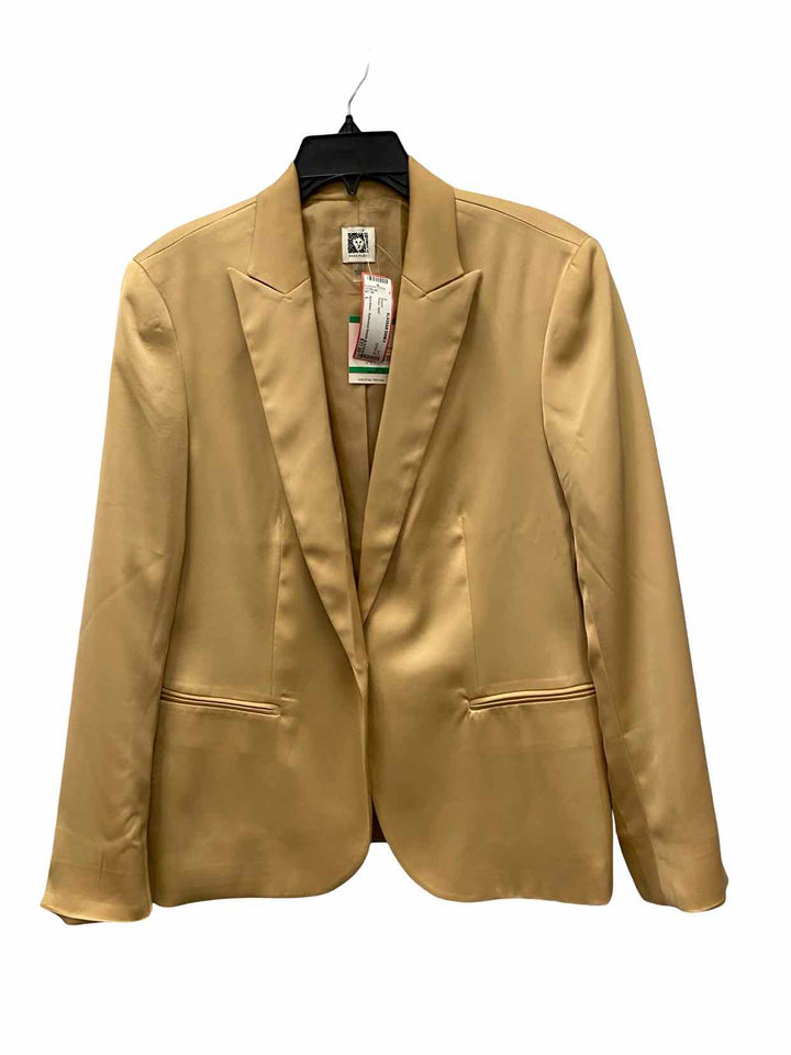 Ann Klein Size L Beige Blazer