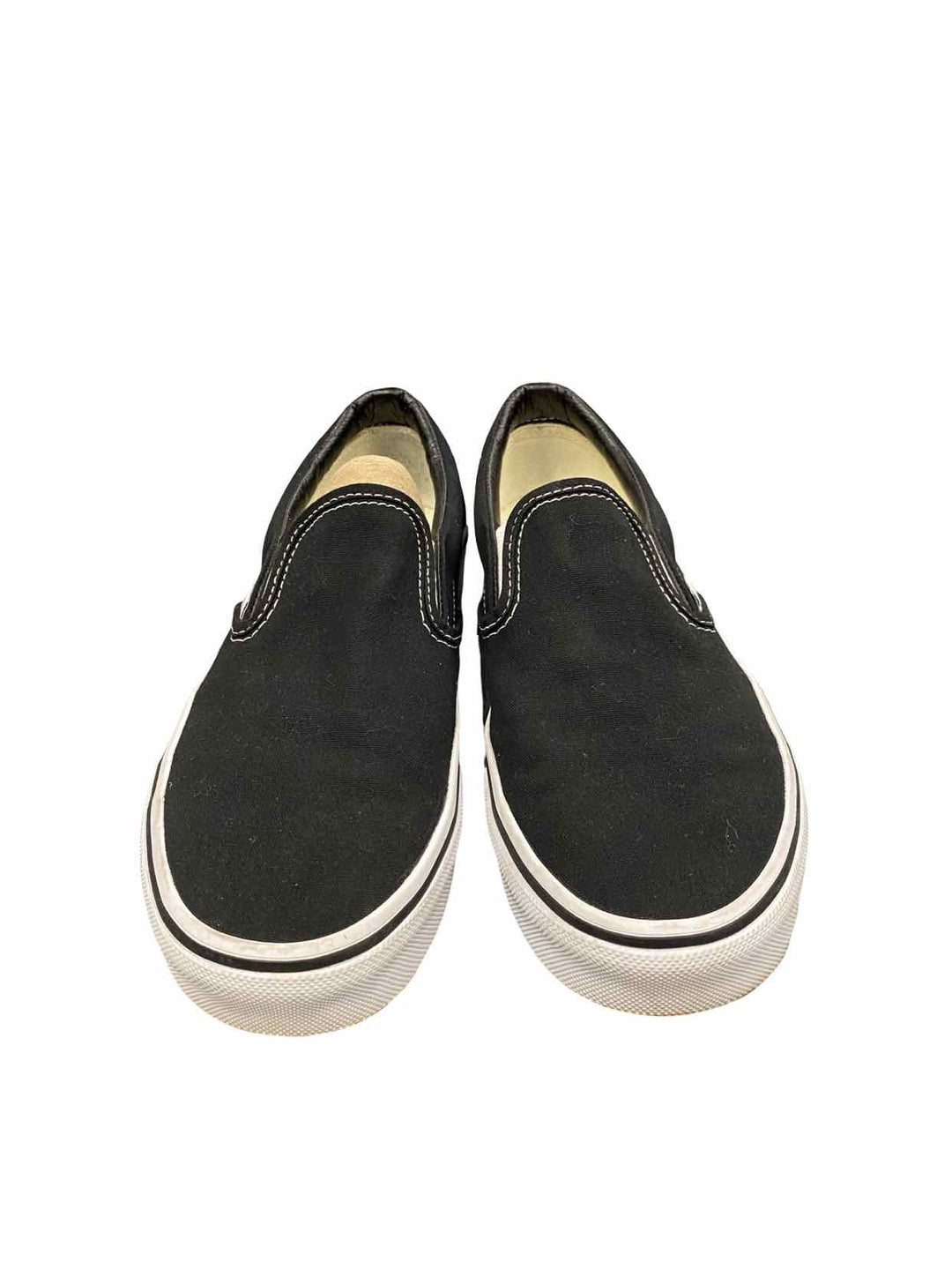 Vans Shoe Size 8 Black Classic Slip On Sneakers