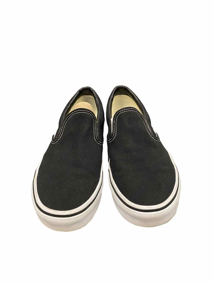 Vans Shoe Size 8 Black Classic Slip On Sneakers
