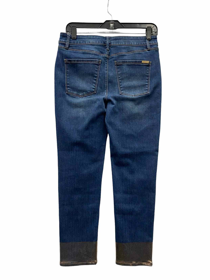 White House Black Market Size 4 Blue slim crop Jeans