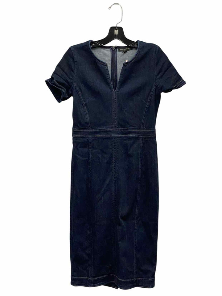 Banana Republic Size 2 Navy Blue Dress