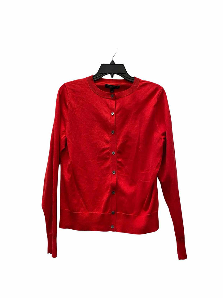 Banana Republic Size M Red 66% Cotton Long Sleeve Shirts