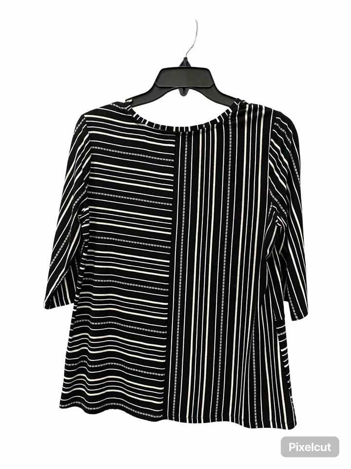 Habitat Size S Black White Print Short Sleeve Shirts