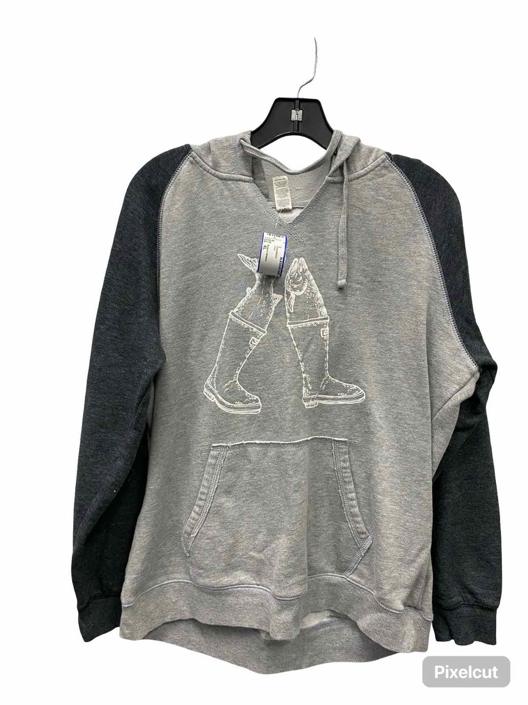 Salmon Sisters Size XL Gray Sweatshirt
