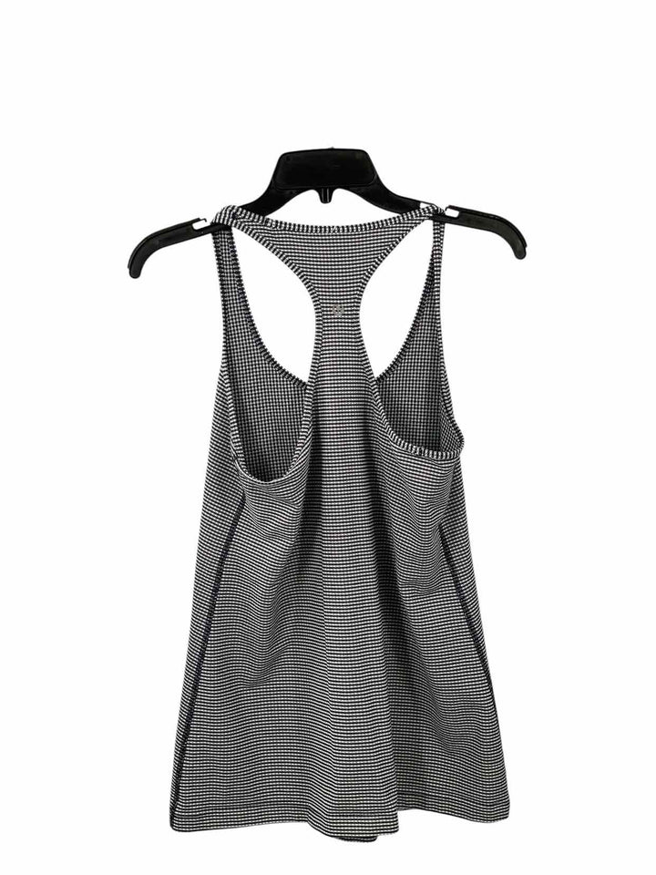 Lululemon Size L/XL Gray Checkered Tank Top