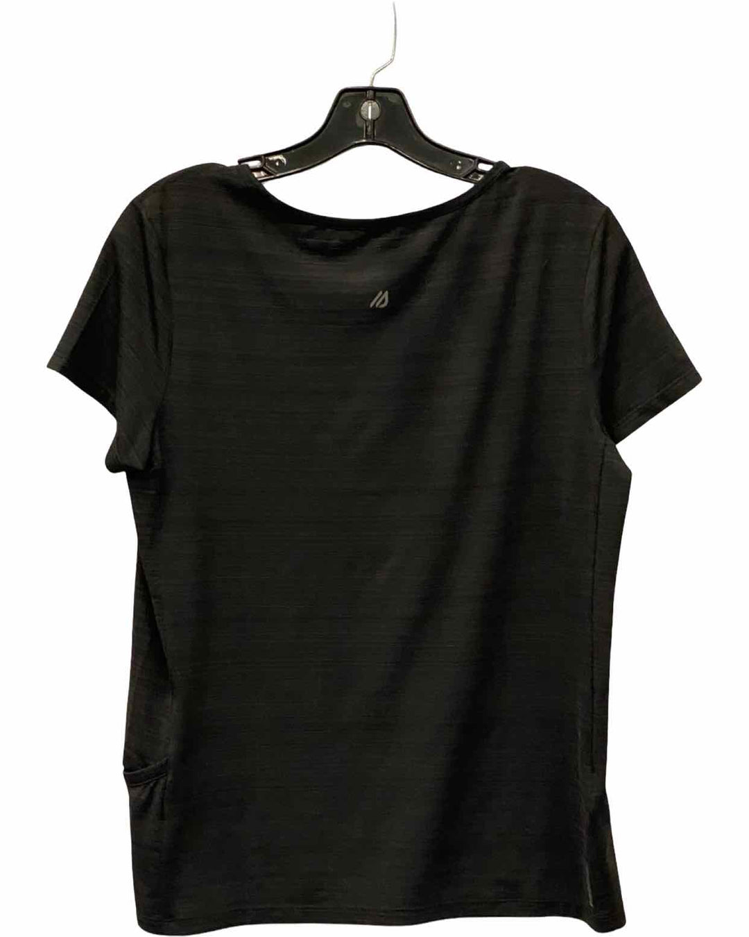 Eddie Bauer Size M Black Athletic Short Sleeve