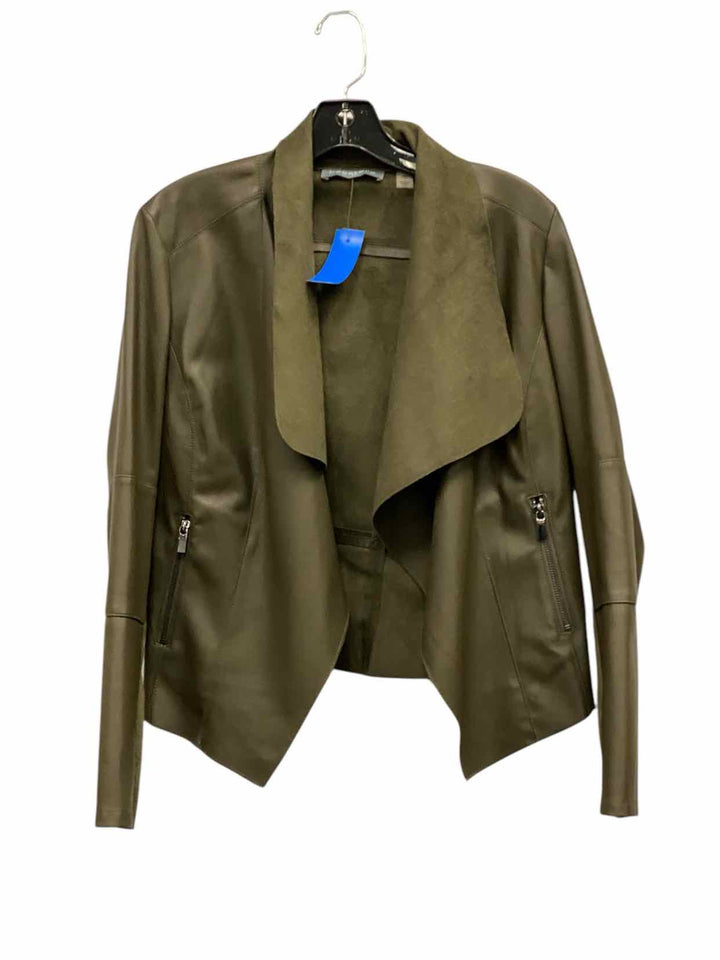 Bagatelle Size S Green Faux Leather Jacket