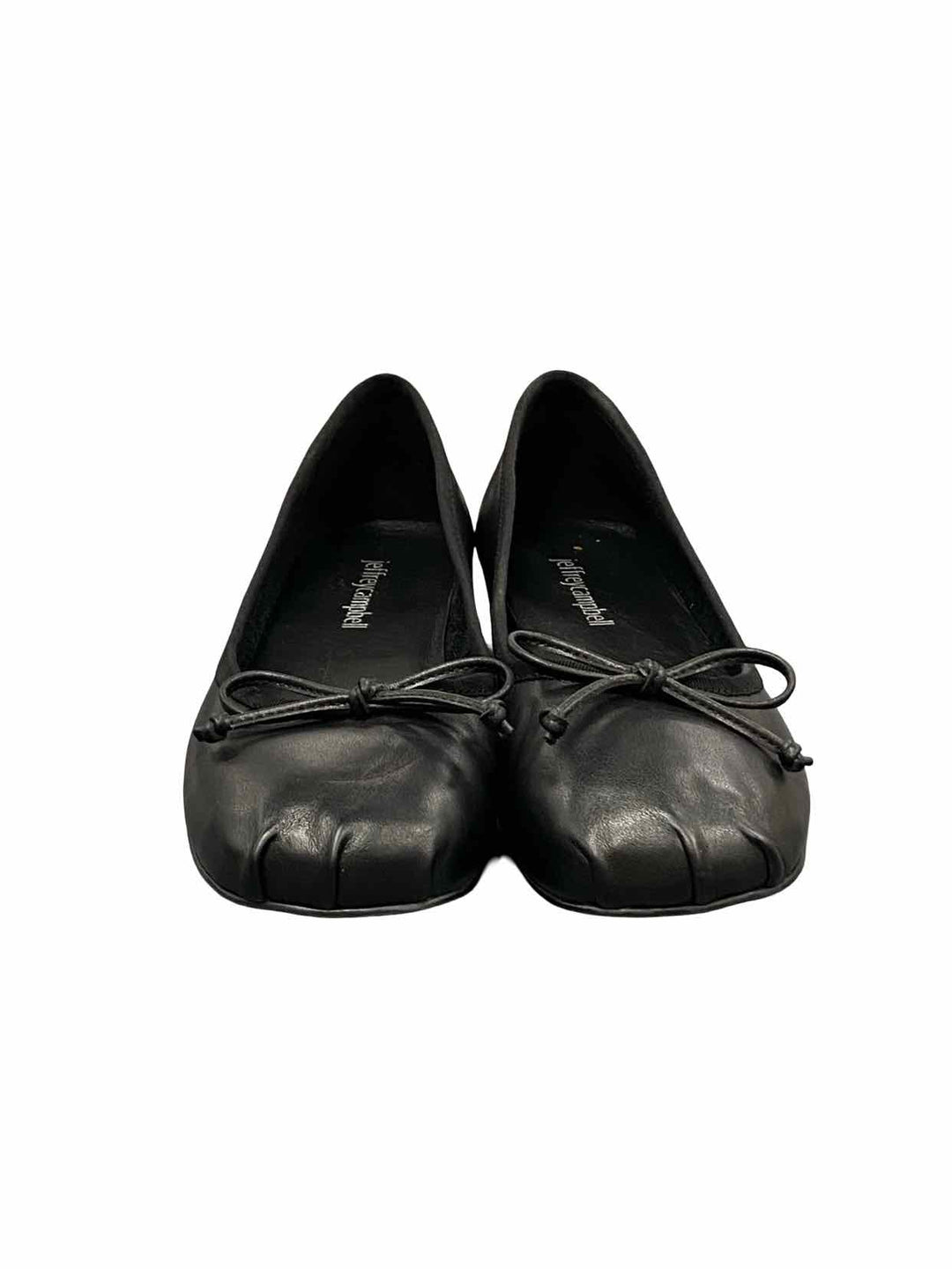 Jeffrey Campbell Shoe Size 6 Black Leather NWT "Tutu" Flats