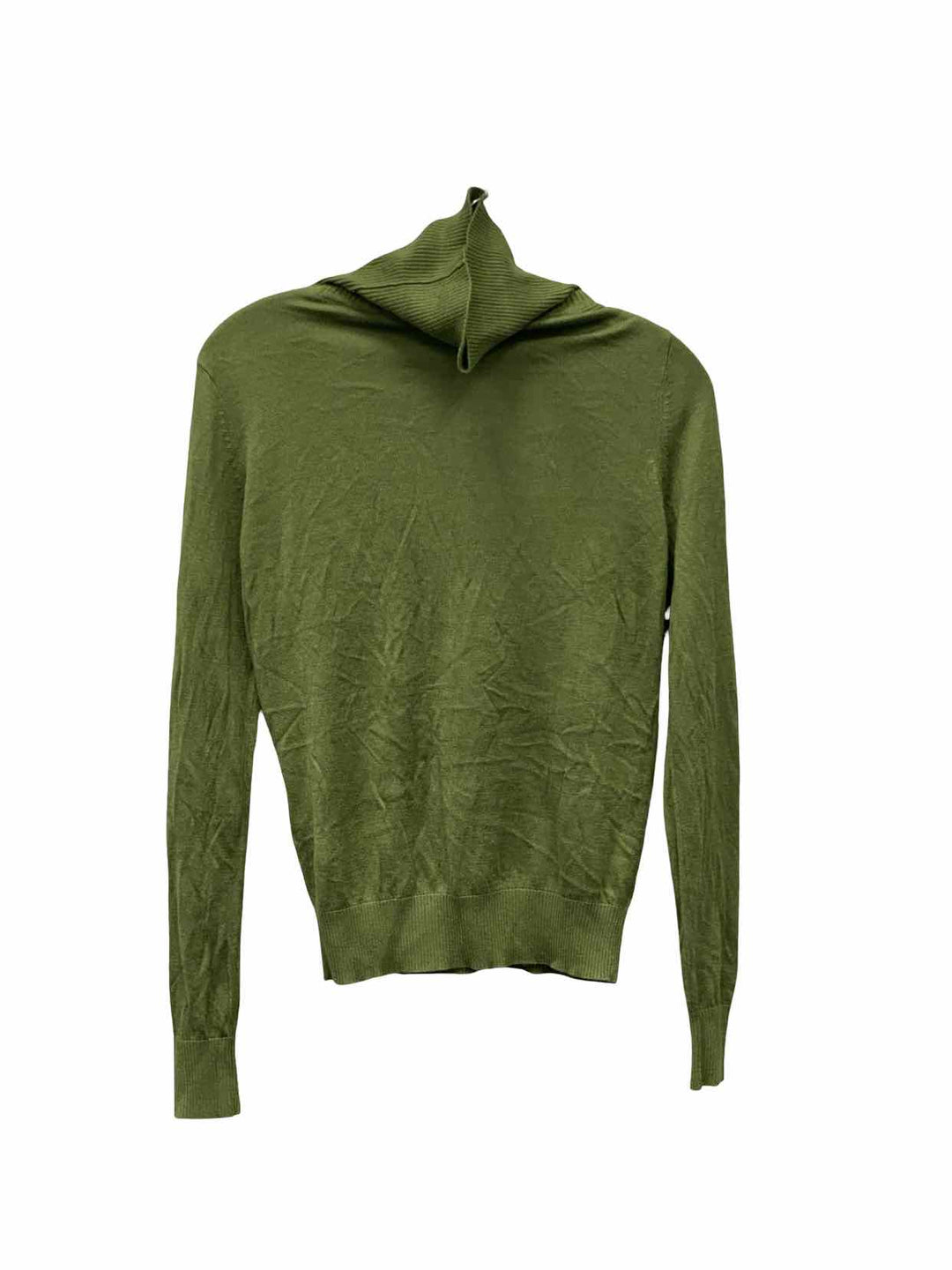 August Silk Size S Green Sweater