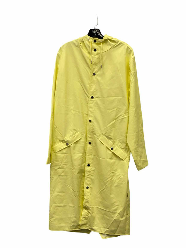 RAINS Size S Yellow Coat(Long)