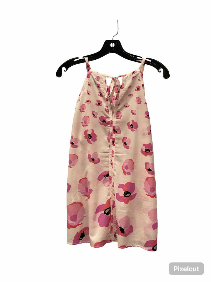 Cabi Size M Pink Floral Tank Top