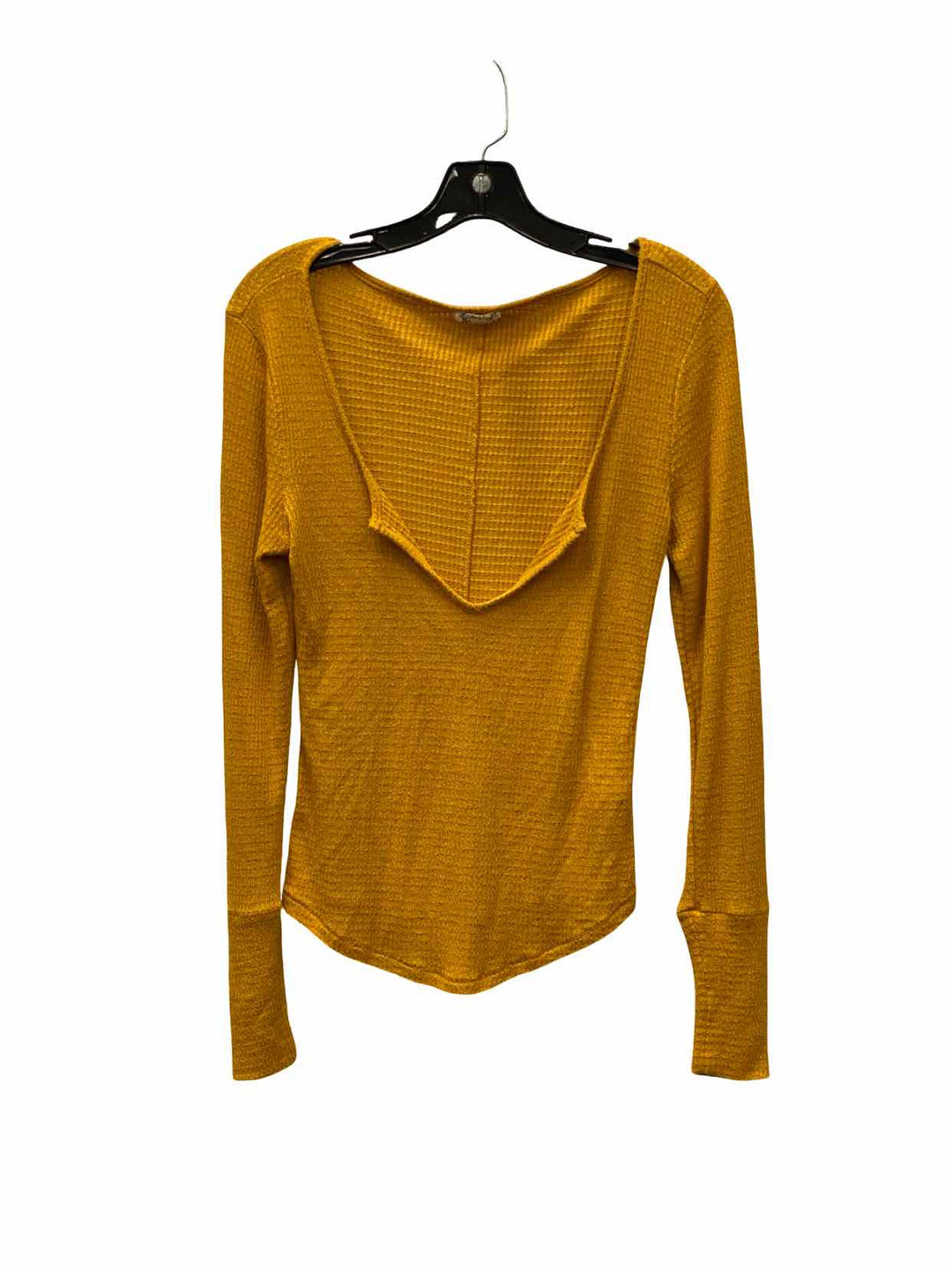 Intimately by FP Size M Yellow Long Sleeve Shirts