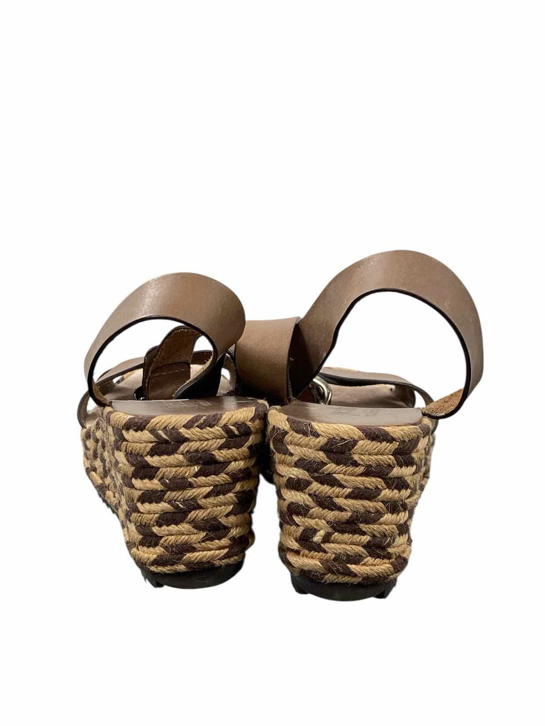 Pedro Garcia Shoe Size 38 Brown Leather Wedge Heel Sandals