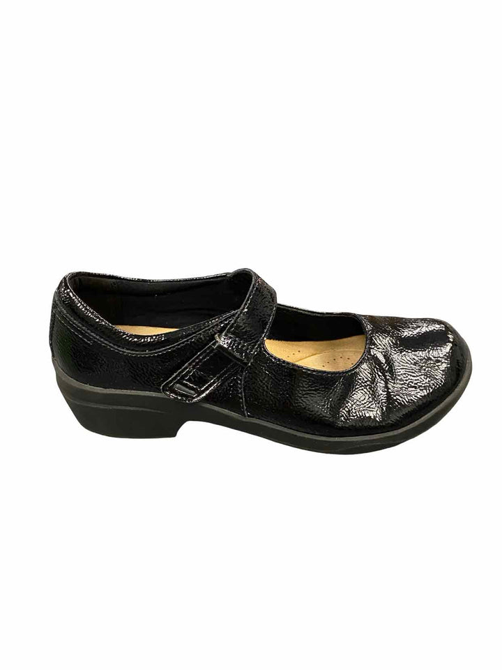 Clarks Shoe Size 8 Black Manmade Talene Ave Mary Janes Loafers