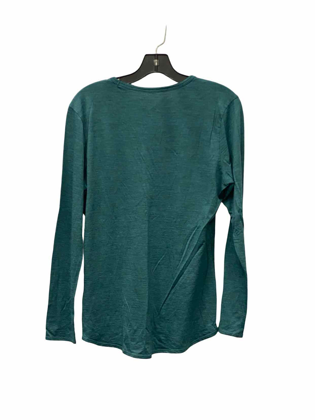 Segments Size L Green Print 100% Merino Wool Long Sleeve Shirts