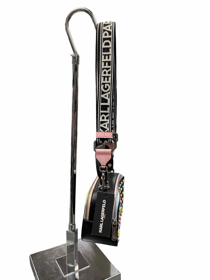 Karl Lagerfeld Black Simone Crossbody Purse
