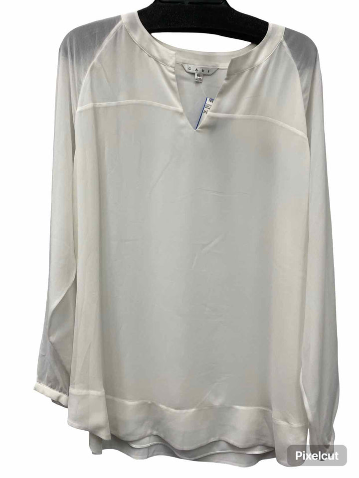 Cabi Size XL White Long Sleeve Shirts