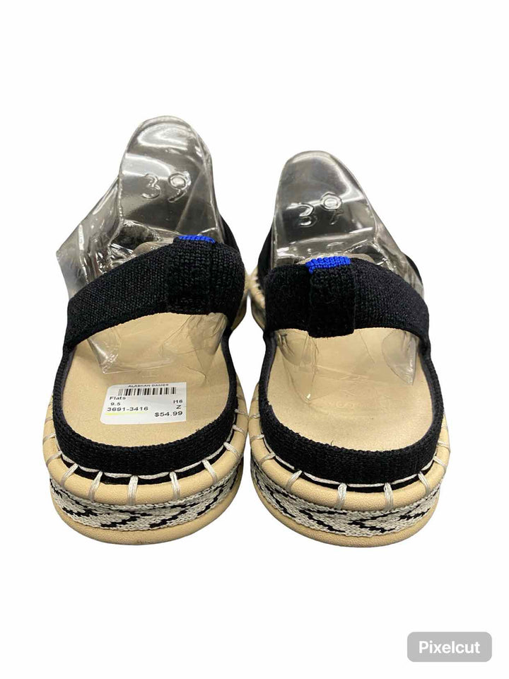 Rothy's Shoe Size 9.5 Black NWOT D'Orsay Espadrille Flats