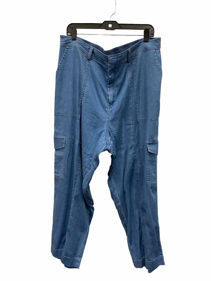Blue Sky Size 1X Blue 100% Tencil Jeans