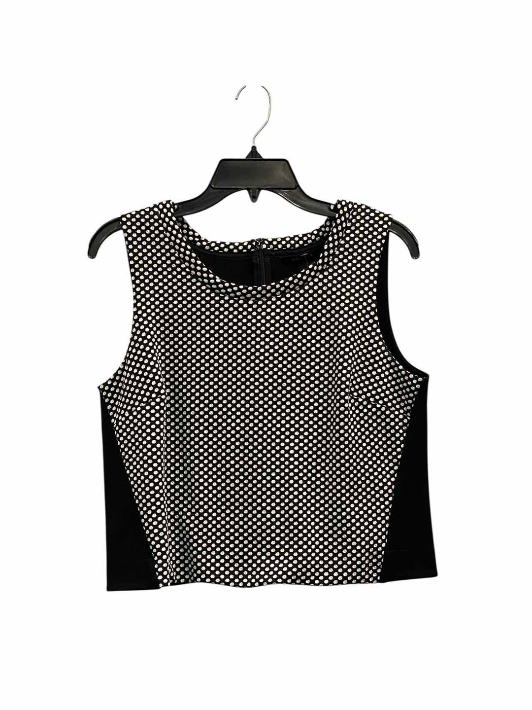 Banana Republic Size M Black White Polka Dot Tank Top