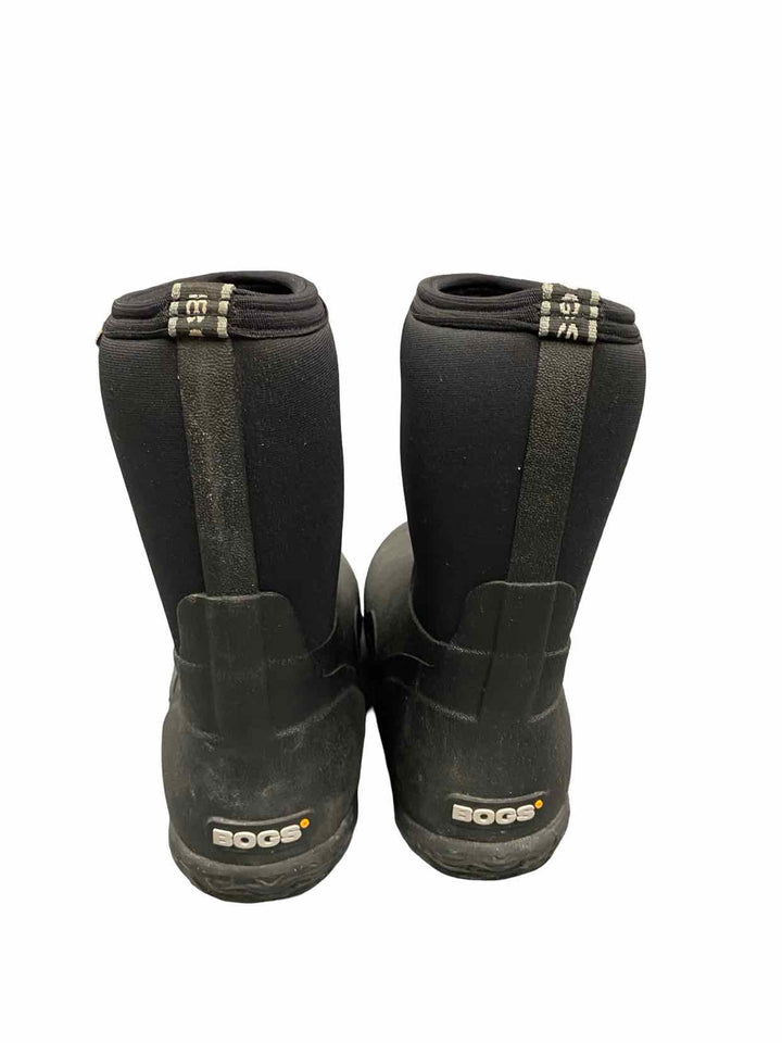 Bogs Shoe Size 8 Black Classic Mid Rain Boots(Ankle)