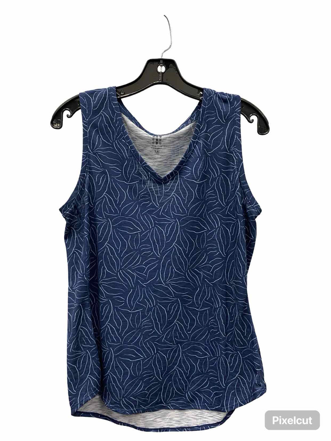 Title Nine Size M Blue Print Tank Top