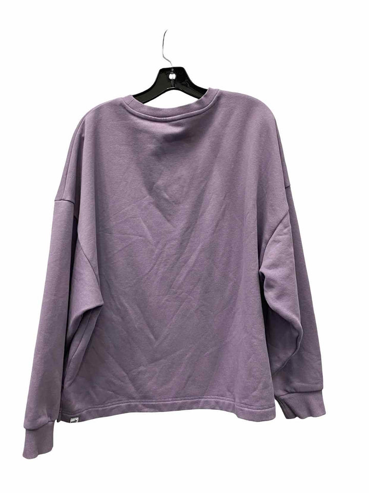 Puma Size 2X Purple Sweatshirt