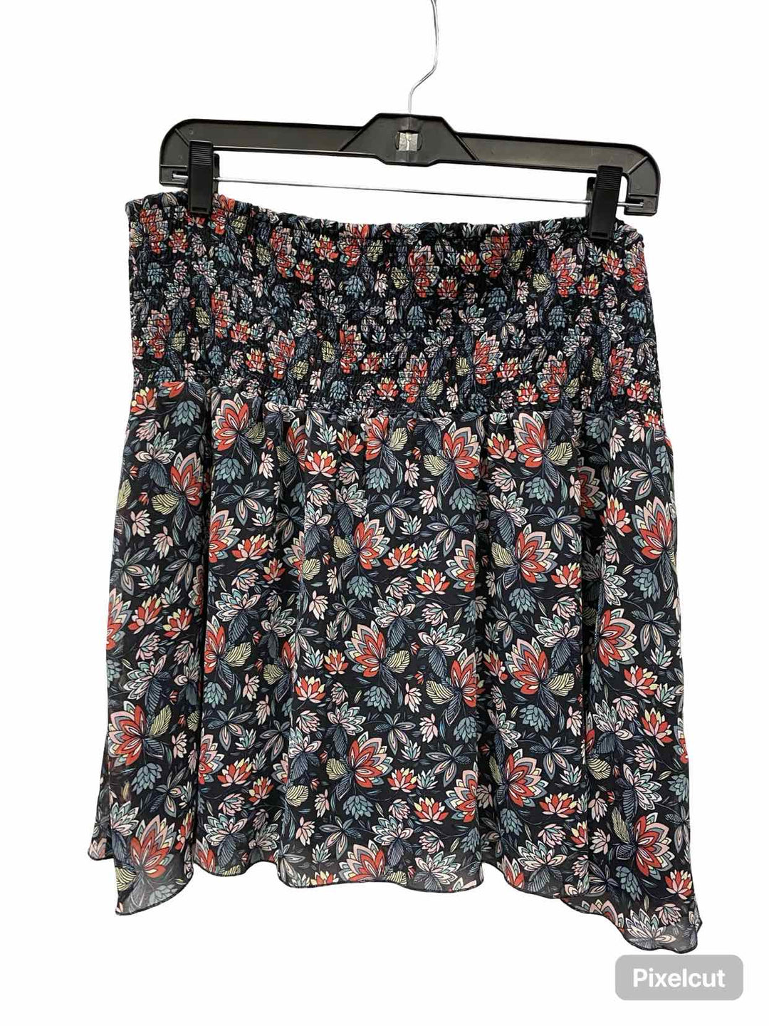 Cabi Size XL Blue Floral Skirt