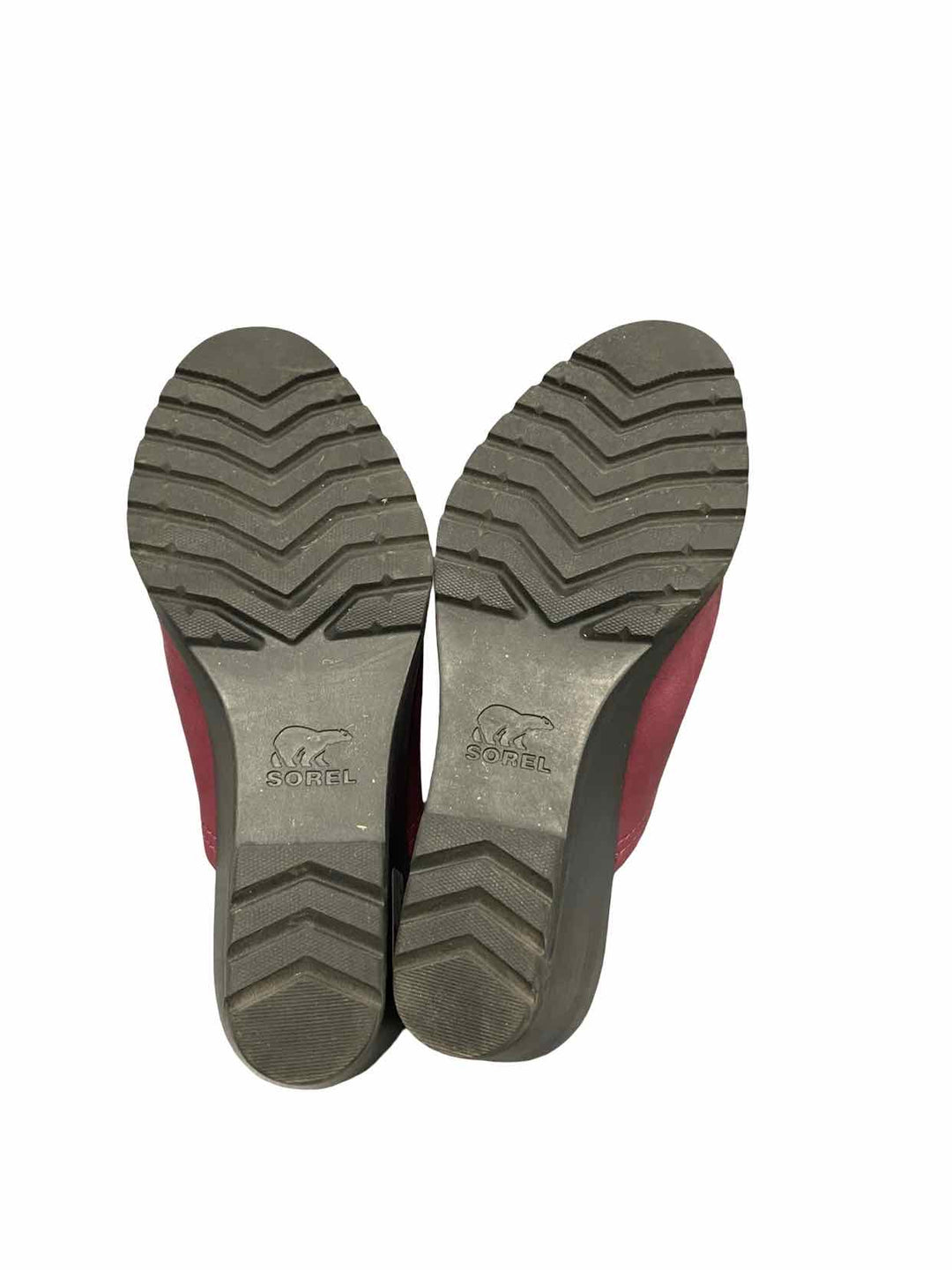 Sorel Shoe Size 10.5 Burgundy Wedge Heels
