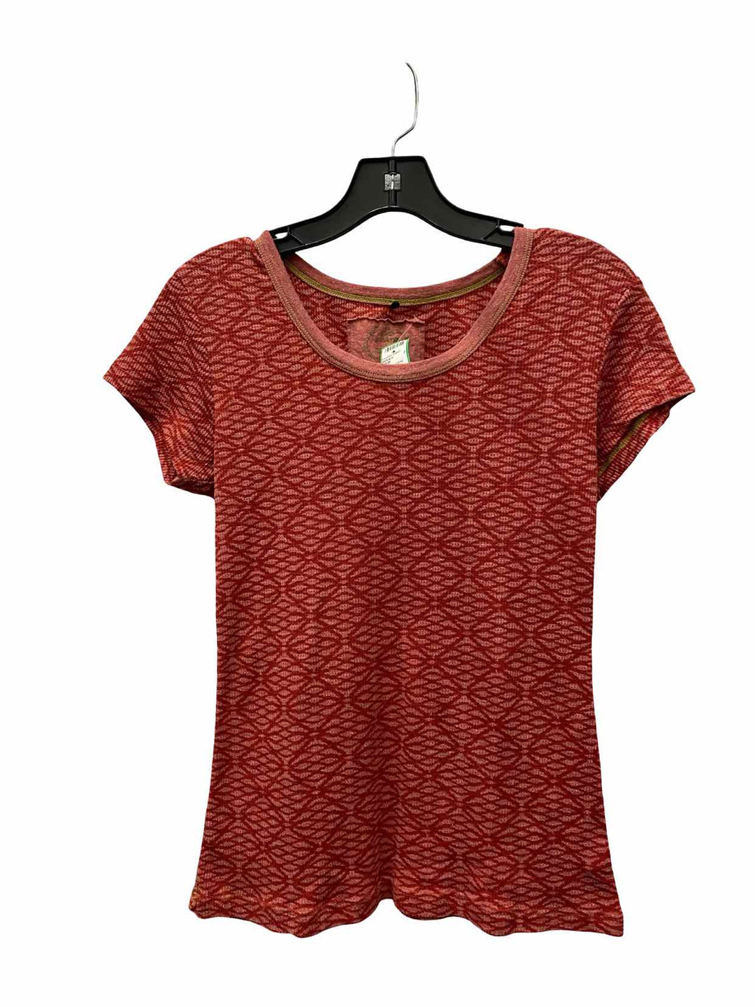 PrAna Size L Red print Short Sleeve Shirts