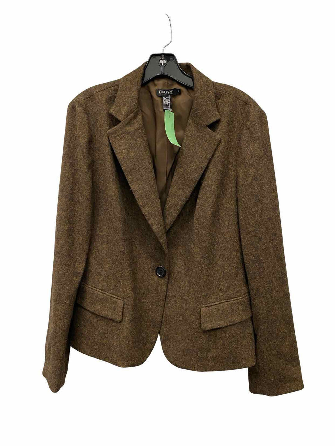 DKNY Size 12 Brown Blazer