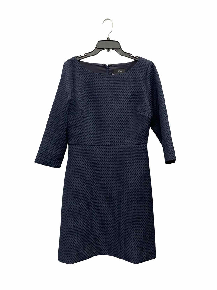 J Crew Size 10 Navy Blue Dress