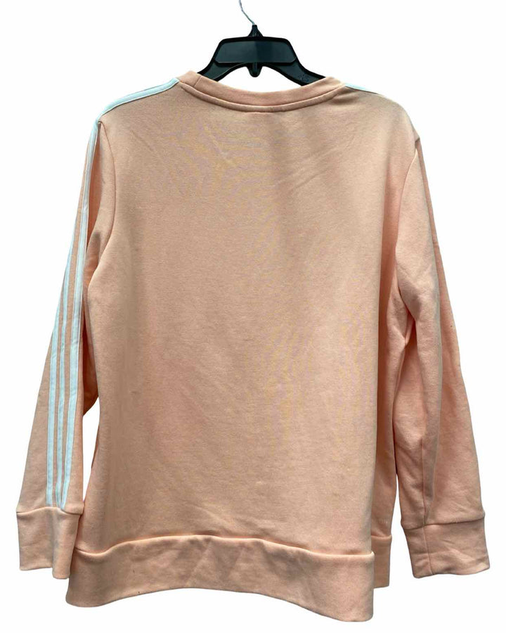Adidas Size XL Pink White Sweatshirt