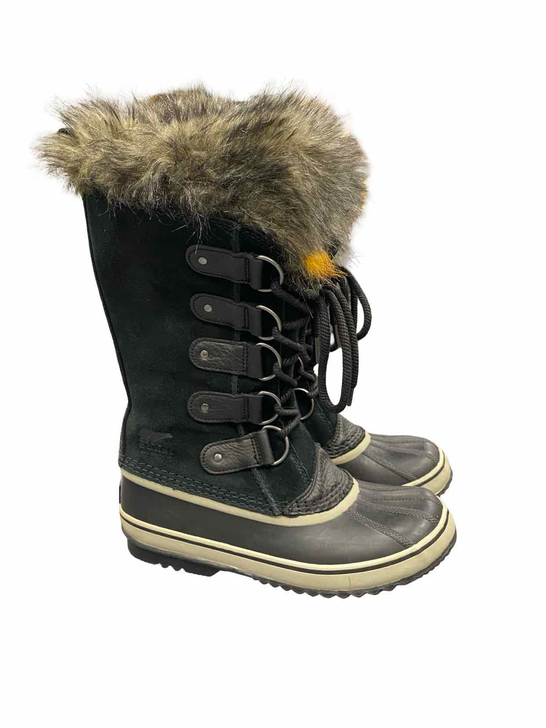 Sorel Shoe Size 8 Black Joan of Arctic Waterproof Boots(knee)