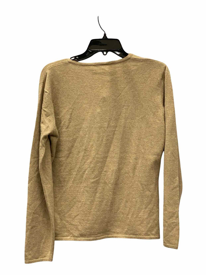 Kilkenny Size L Beige 75% Merino 25% Angora Blend Sweater