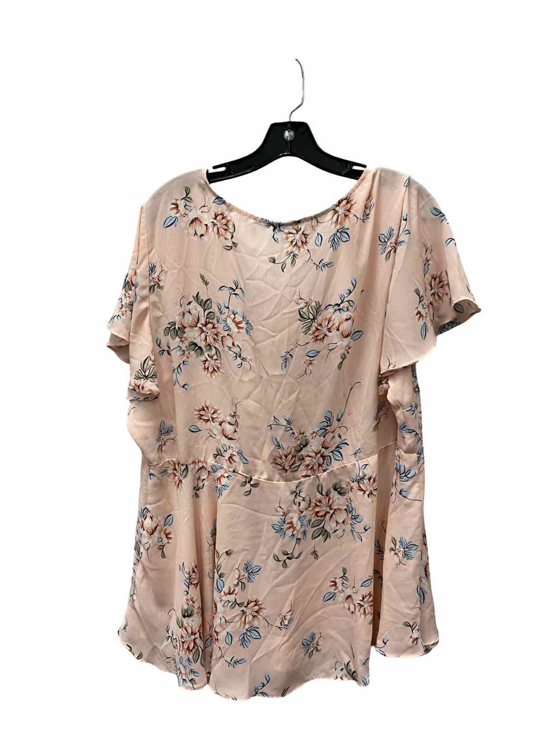 Torrid Size 3 Pink Floral Short Sleeve Shirts
