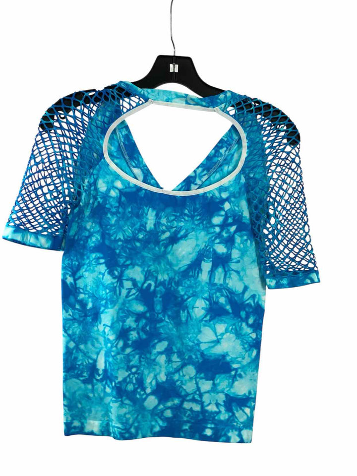 Venus Size S Blue Batik Short Sleeve Shirts