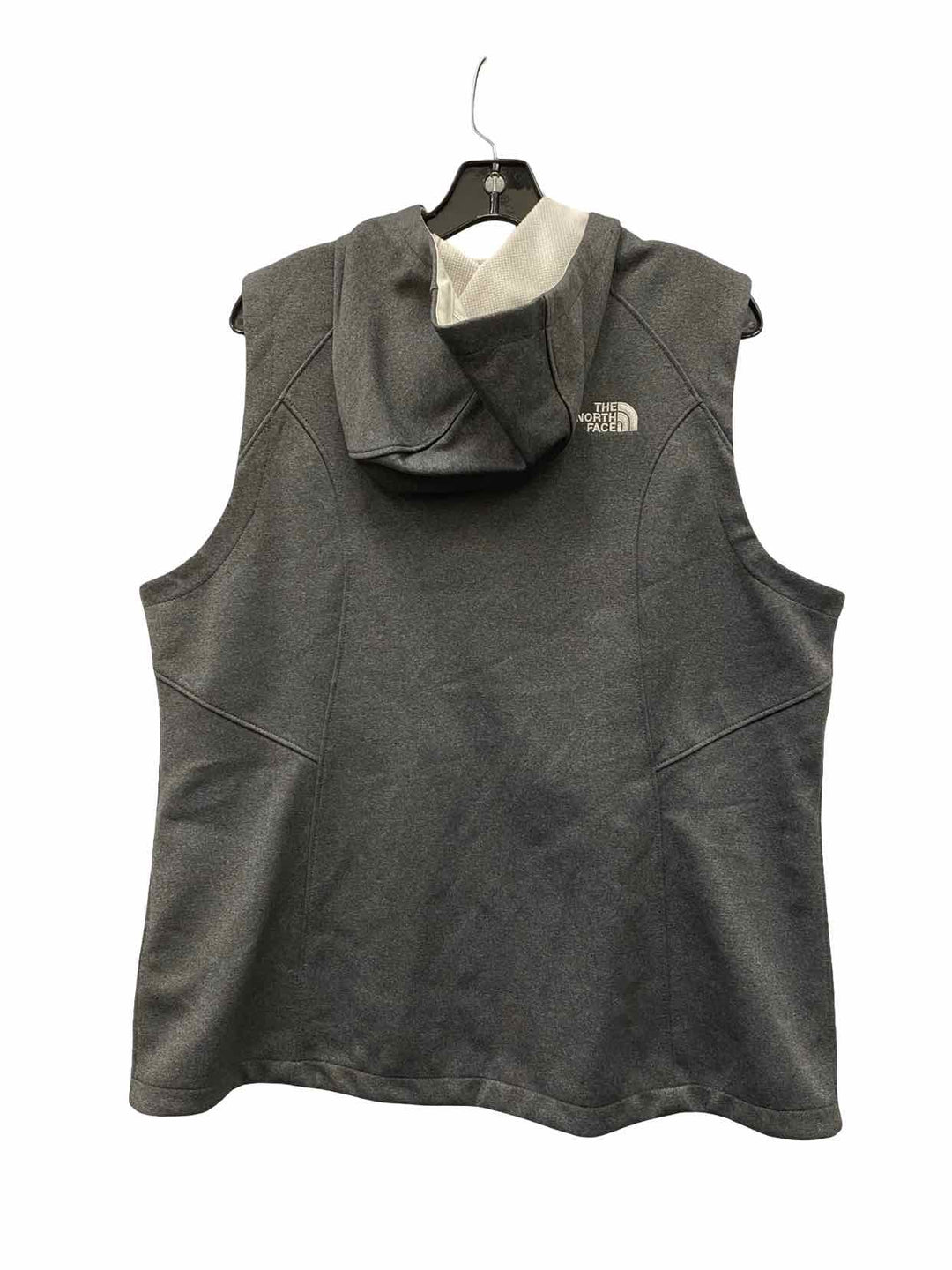 The North Face Size XL Grey White Vest (Outdoor)