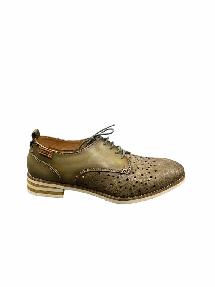 Pikolinos Shoe Size 36 Olive Leather Royal Derby Loafers