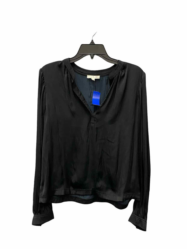 Nine Britton Size M Black Long Sleeve Shirts