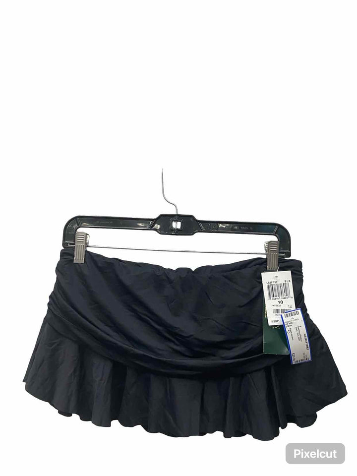 Ralph Lauren Size 10 Black NWT Swimsuit Bottom
