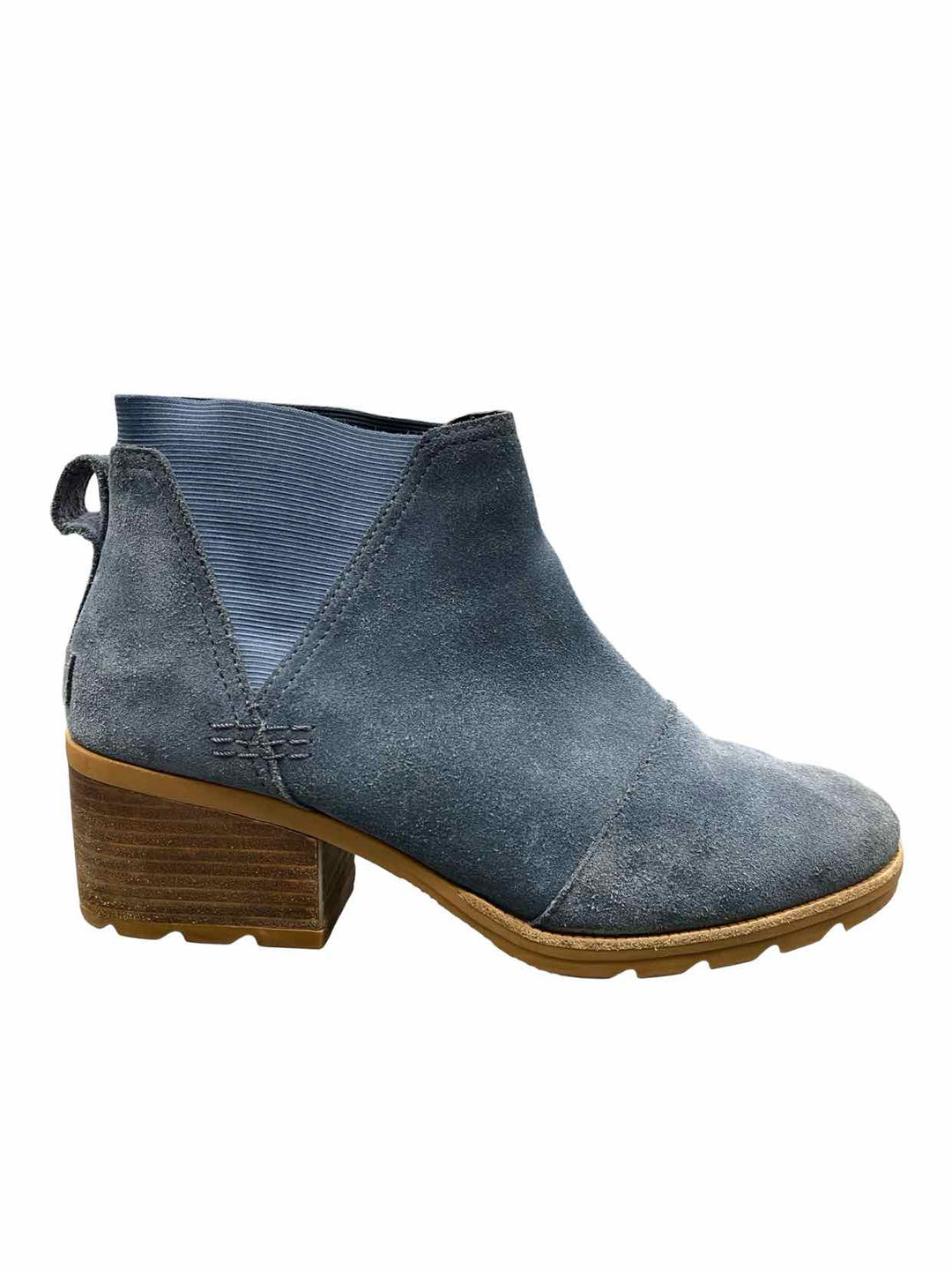 Sorel Shoe Size 11 Blue Suede Cate Chelsea Boots(Ankle)