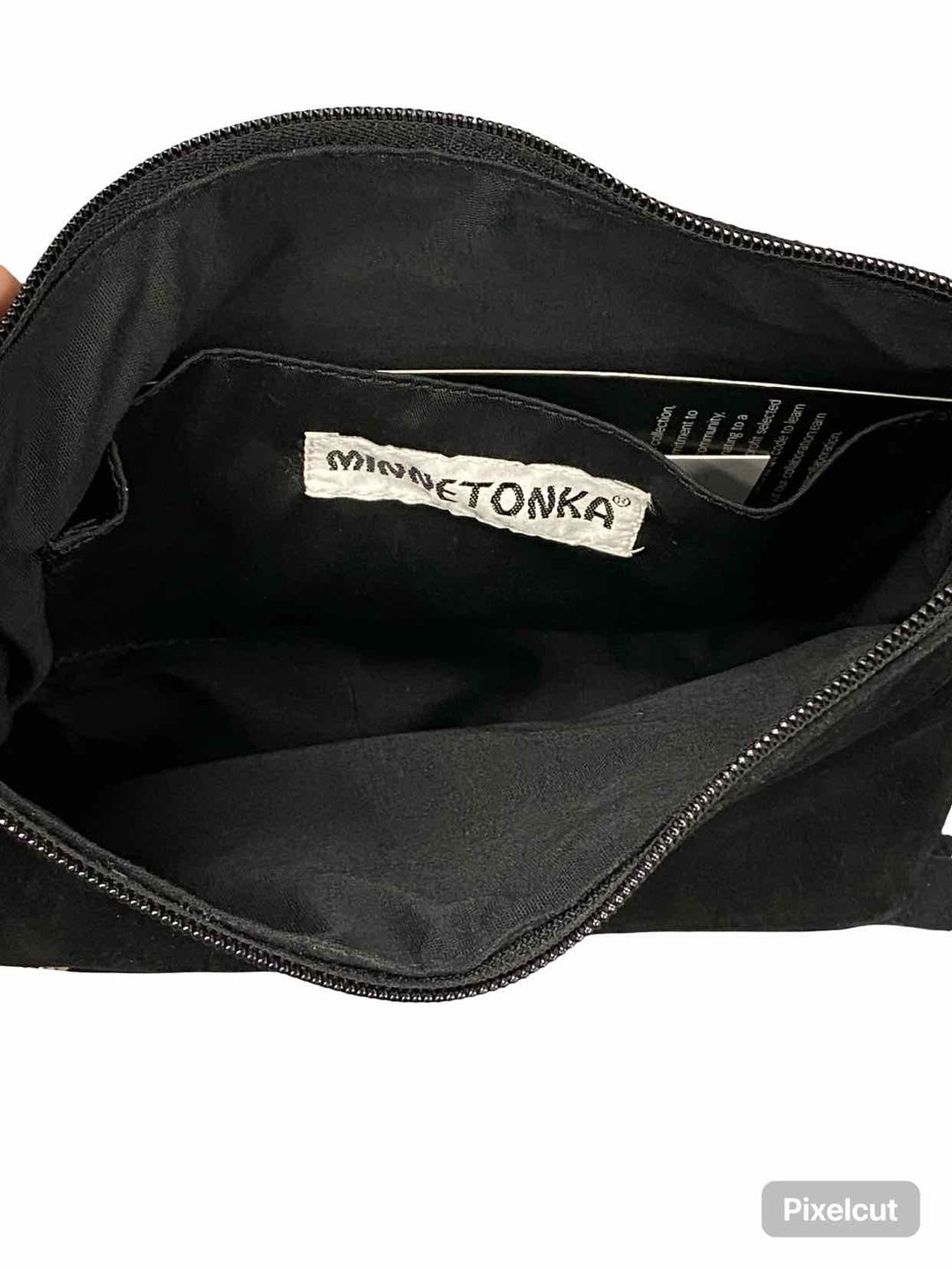 Minnetonka Black Beaded Purse