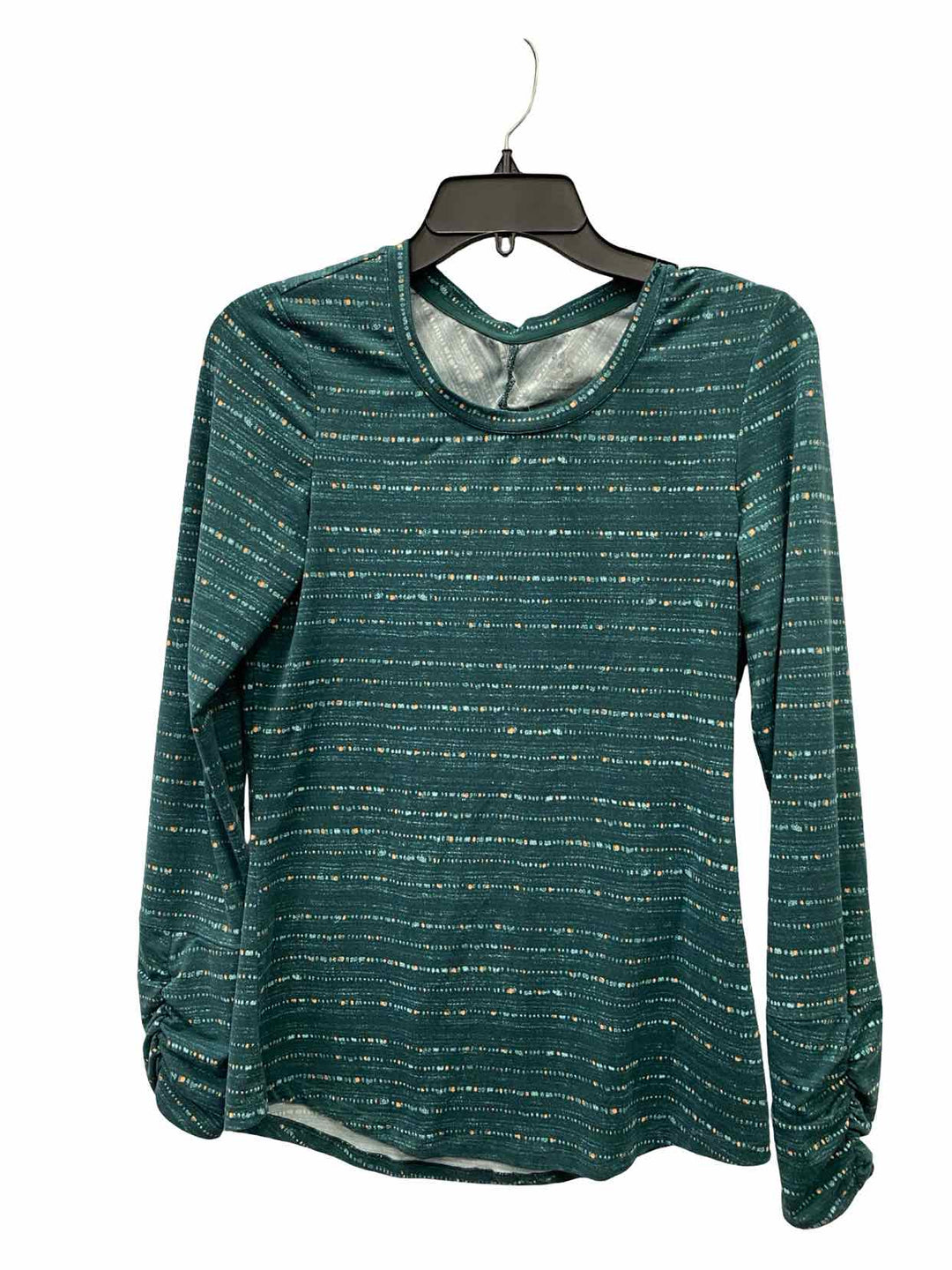 Title Nine Size S Green Print Long Sleeve Shirts